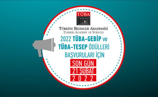 TÜBA-GEBİP ve TESEP Ödülleri için 2022 Yılı Başvuruları Başladı